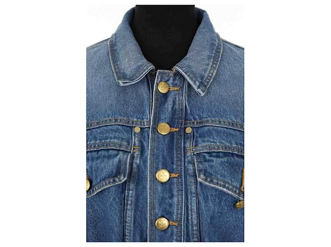 Ulla Johnson Blaue Jacke - Ansicht 2