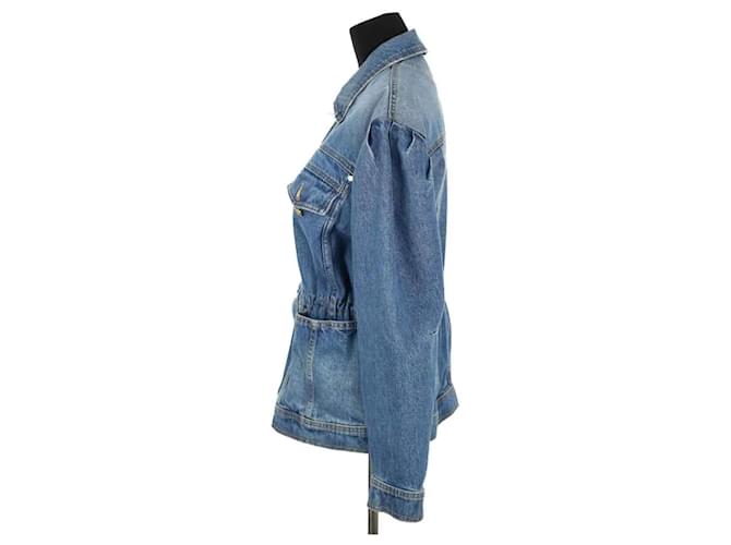 Ulla Johnson Blaue Jacke - Ansicht 3