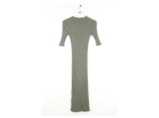 Alexandra Golovanoff Vestido caqui - vista 3