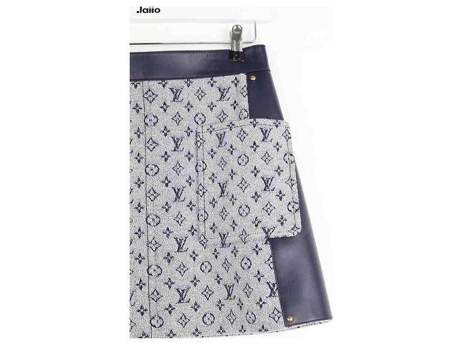 Louis Vuitton Grauer Minirock - Ansicht 2