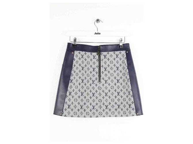 Louis Vuitton Grauer Minirock - Ansicht 3
