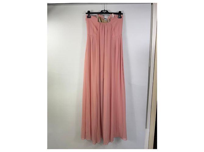 Halston Heritage rosa trägerloser Jumpsuit Pink - Ansicht 2
