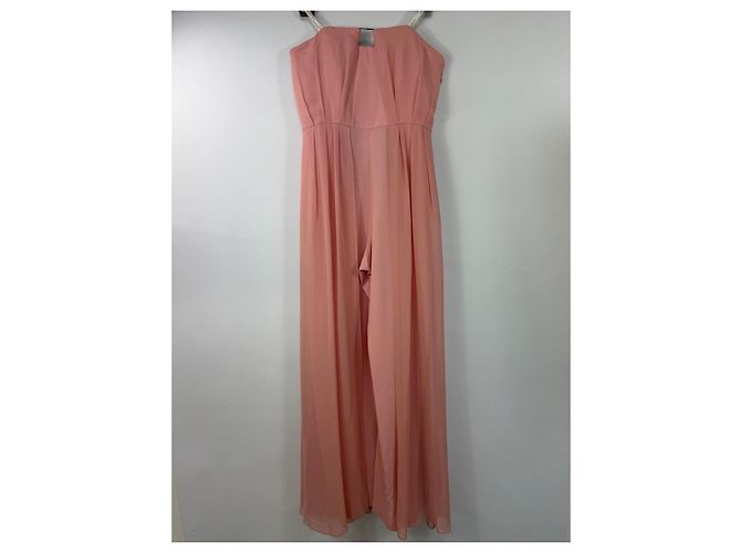 Halston Heritage rosa trägerloser Jumpsuit Pink - Ansicht 3