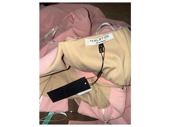 Halston Heritage rosa trägerloser Jumpsuit Pink - Ansicht 5