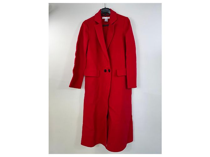 Abrigo de lana y cachemira rojo Oscar de la Renta Roja - vista 4