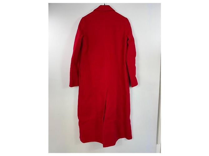 Abrigo de lana y cachemira rojo Oscar de la Renta Roja - vista 5