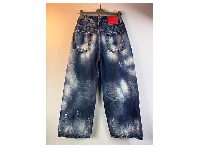 Distressed-Waschjeans von Dsquared2 Blau - Ansicht 3