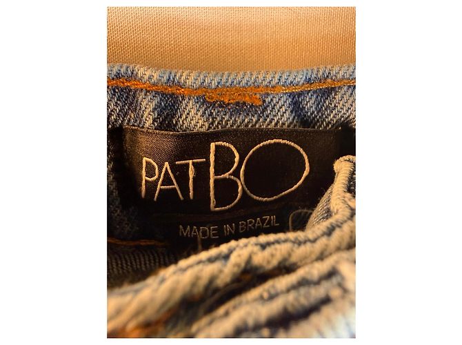 Autre Marque Jeans de denim embellecidos PatBo Azul - vista 2