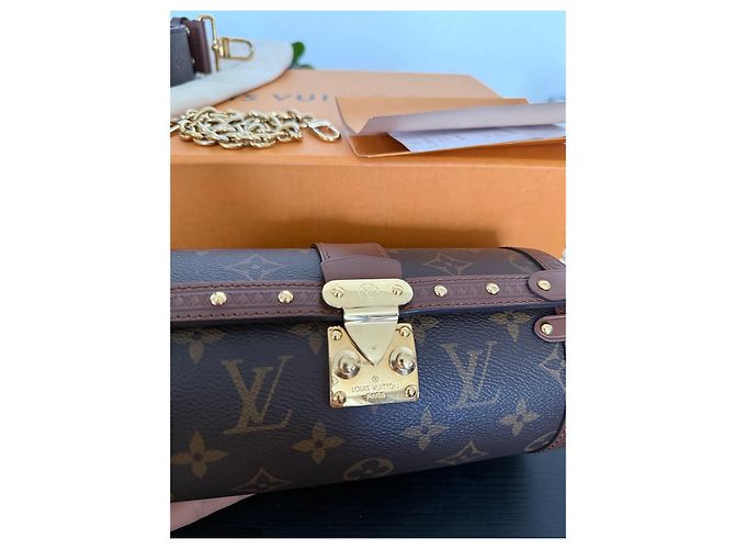 Borsa Trunk Papillon Monogram Louis Vuitton Marrone - vista 5