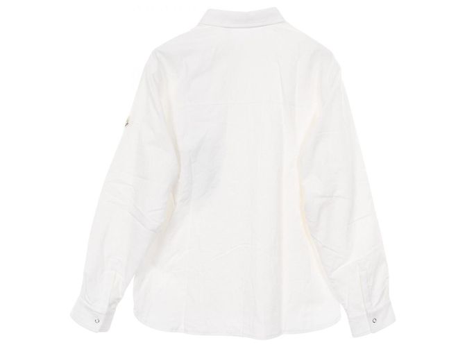 Camisa overshirt de algodón Moncler GENIUS 7 FRGMT Blanco - vista 2