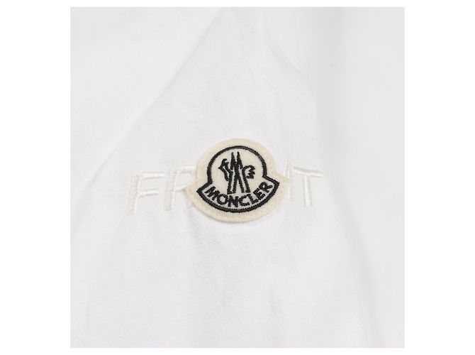 Camisa overshirt de algodón Moncler GENIUS 7 FRGMT Blanco - vista 5
