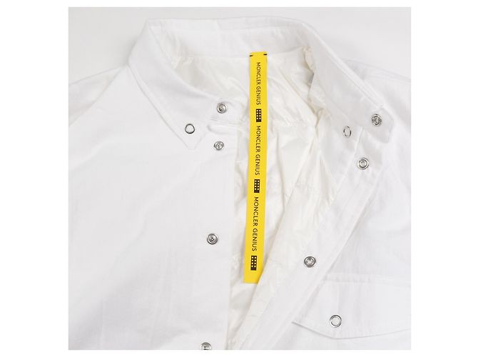 Camisa overshirt de algodón Moncler GENIUS 7 FRGMT Blanco - vista 6