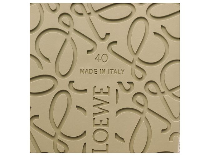 Mule in scamosciato Loewe Ease Buckle Beige - vista 6