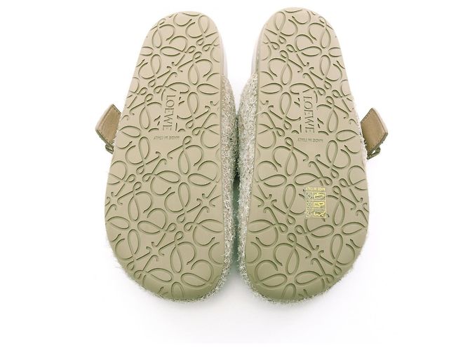 Mules Loewe Ease Buckle en ante cepillado - vista 4