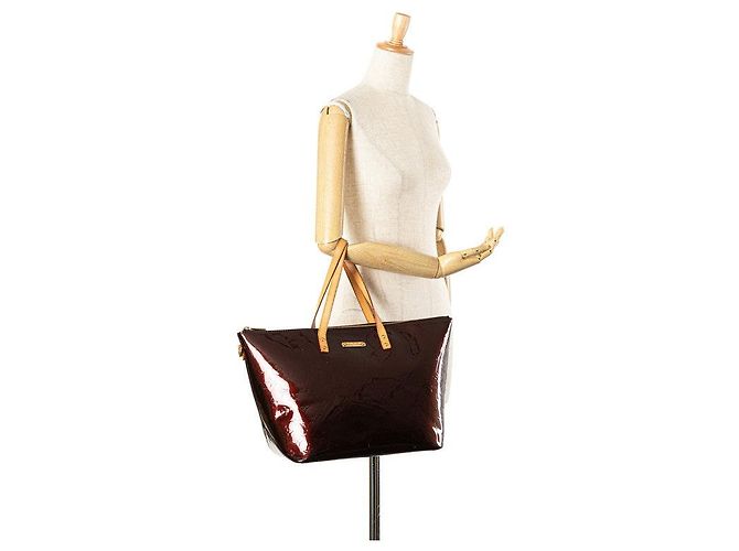 Borsa 2 in 1 Monogram Vernis Bellevue GM di Louis Vuitton Marrone - vista 14