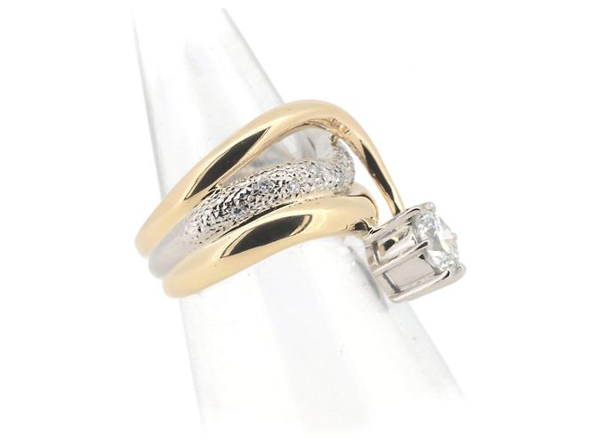 Autre Marque Anillo de diamante Nobuko Ishikawa Au750/PT900 Dorado - vista 3