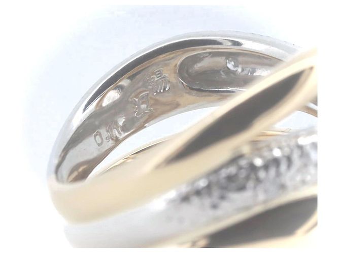 Autre Marque Anillo de diamante Nobuko Ishikawa Au750/PT900 Dorado - vista 4