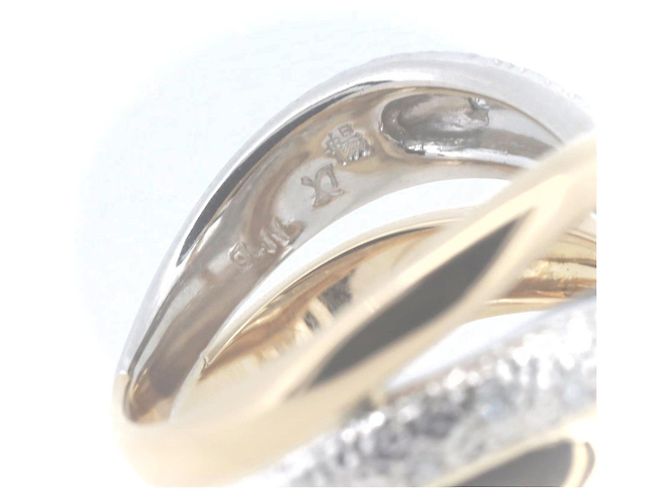 Autre Marque Anillo de diamante Nobuko Ishikawa Au750/PT900 Dorado - vista 6