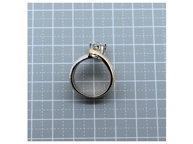 Autre Marque Anillo de diamante Nobuko Ishikawa Au750/PT900 Dorado - vista 7