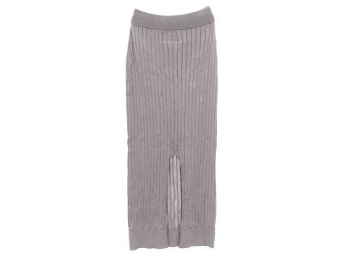 Maison Martin Margiela Falda de rayón y poliéster MM6 Castaño - vista 2