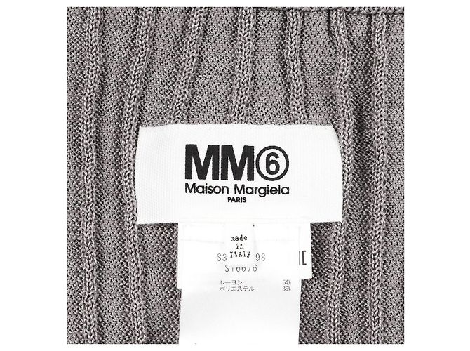 Maison Martin Margiela Falda de rayón y poliéster MM6 Castaño - vista 3