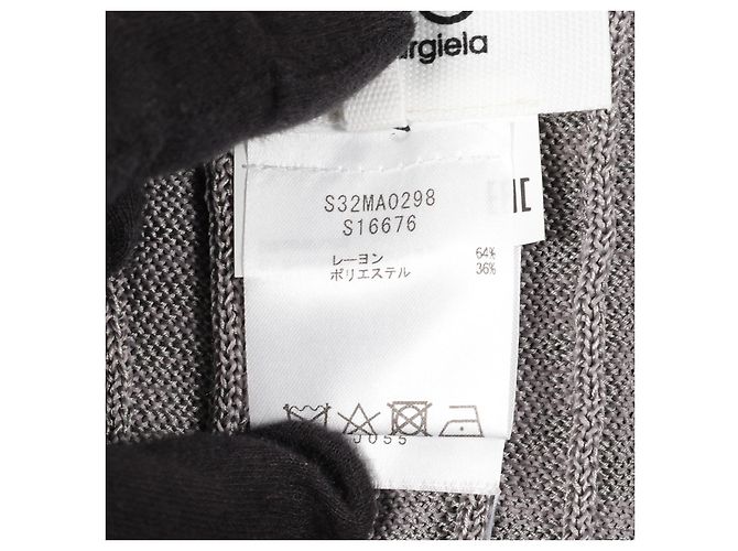 Maison Martin Margiela Falda de rayón y poliéster MM6 Castaño - vista 4