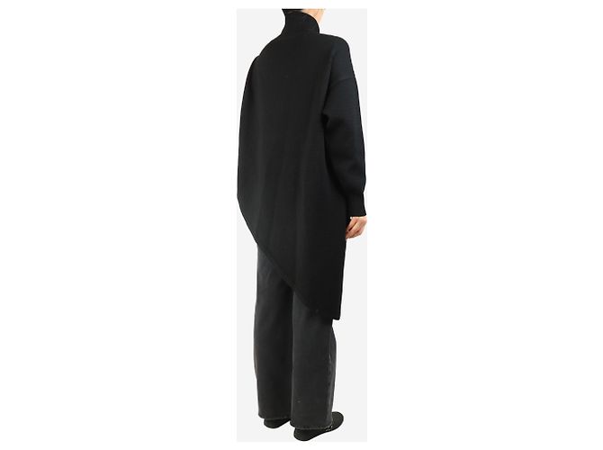 Alaïa Pull en laine noir asymétrique - taille UK 10 - vue 2