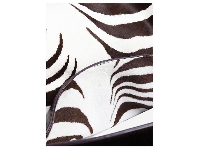 Bottega Veneta Grande borsa in pelo di pony marrone - vista 6