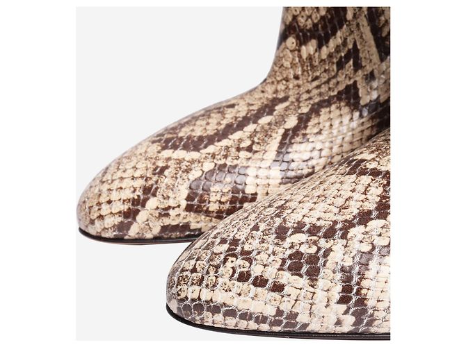 Paris Texas Brown python leather knee-high boots - size EU 41 - view 4