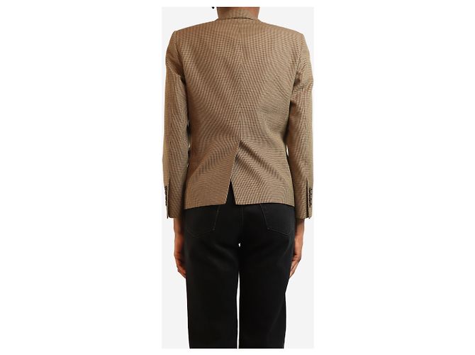 Céline Brauner Hahnentrittmuster-Blazer - Größe XS - Ansicht 2