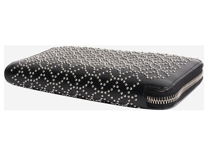 Alaïa Black leather studded wallet - view 5