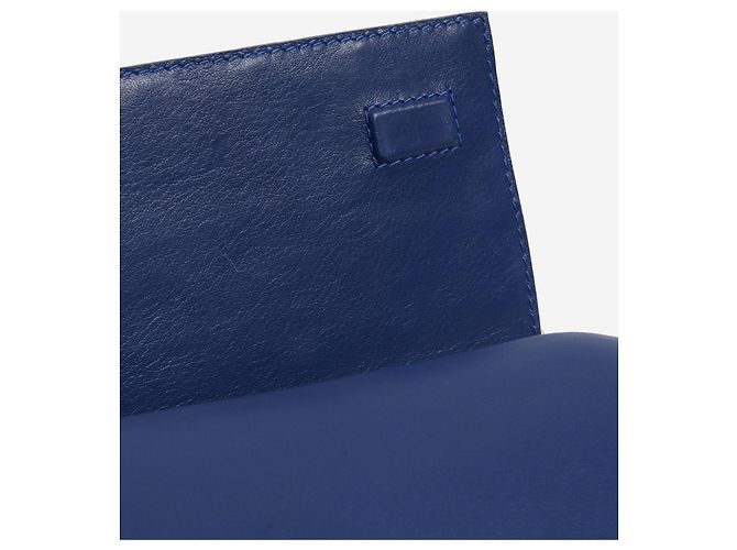 Elie Saab Portafoglio in pelle blu con catena - vista 6
