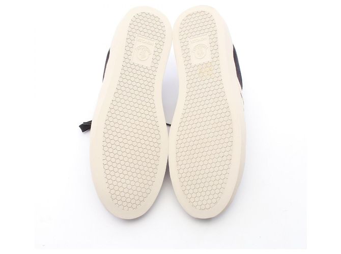 Moncler MONACO2 Suede Leather Sneakers - view 4