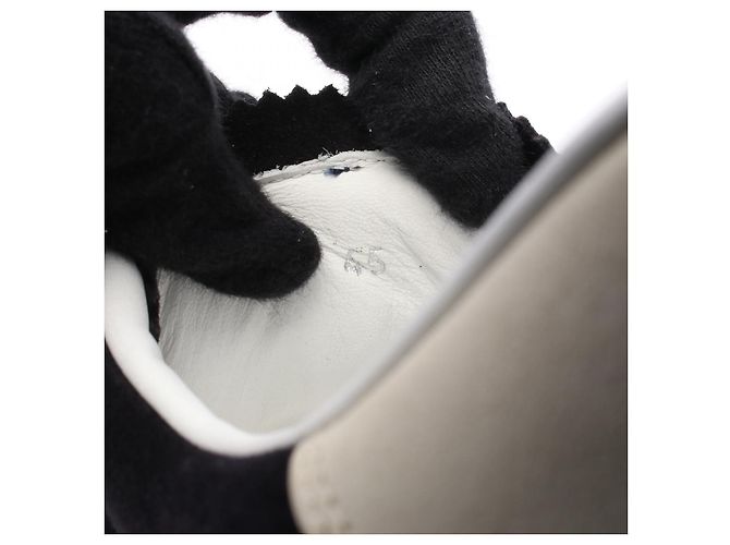 Moncler MONACO2 Suede Leather Sneakers - view 6