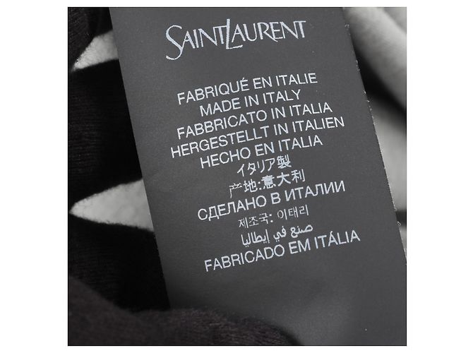 Yves Saint Laurent Top de algodón Saint Laurent Paris Verde - vista 4