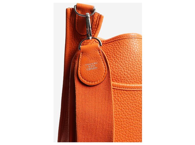 Hermès Borsa a spalla Evelyne arancione 2011 - vista 7