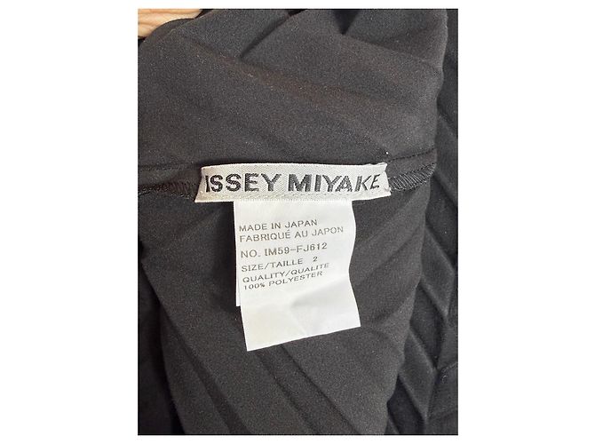 Blusa plisada Issey Miyake Negro - vista 2