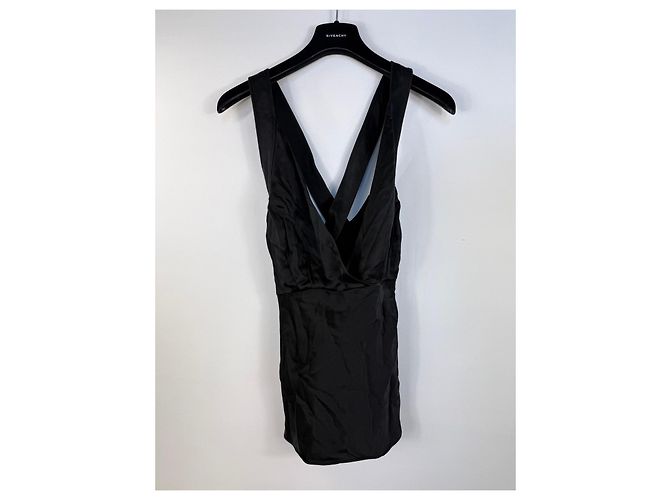 Top Halter de Seda Negra Khaite Negro - vista 3