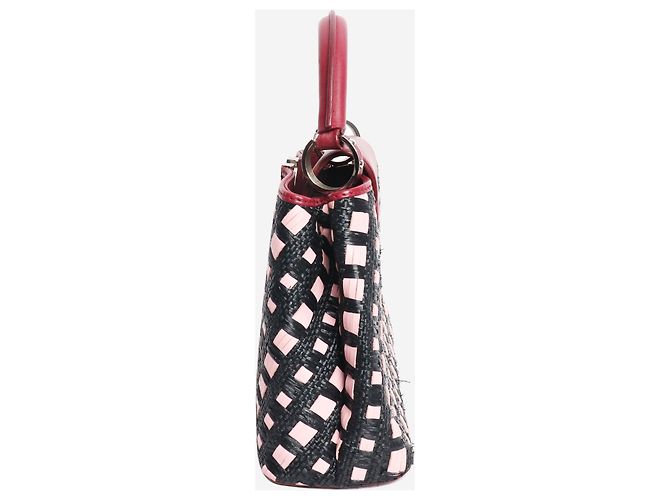 Louis Vuitton Bolsa de ombro Capucines BB rosa e preta - vista 2