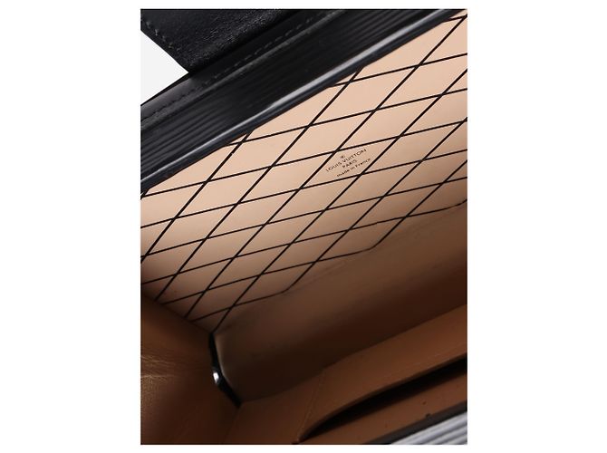 Louis Vuitton Borsa a tracolla petite malle nera - vista 7