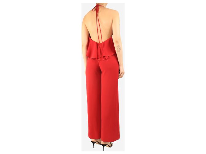 Autre Marque Mono halter de crepé rojo - talla UK 10 Roja - vista 2