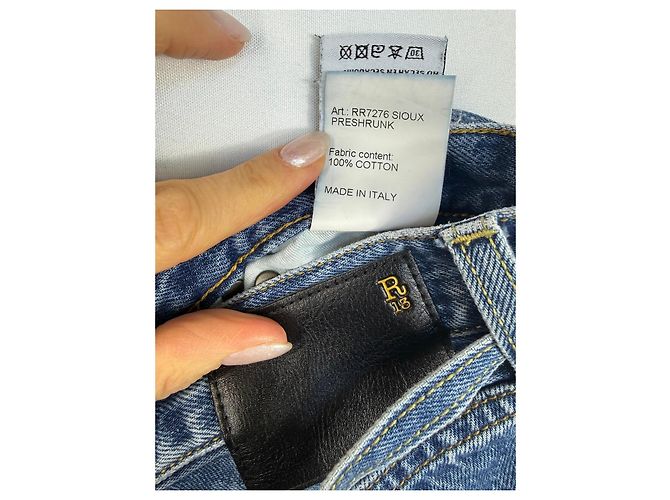 Jeans Hayden Paperbag R13 Azul - vista 5