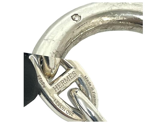 Pulseira de Charme Chaine d'Ancre PM em Prata da Hermès - vista 3