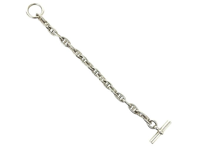 Pulseira de Charme Chaine d'Ancre PM em Prata da Hermès - vista 6