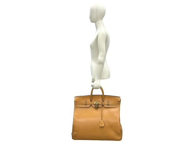 Borsa Tote Haut à Courroies 50 di Hermès Beige - vista 2