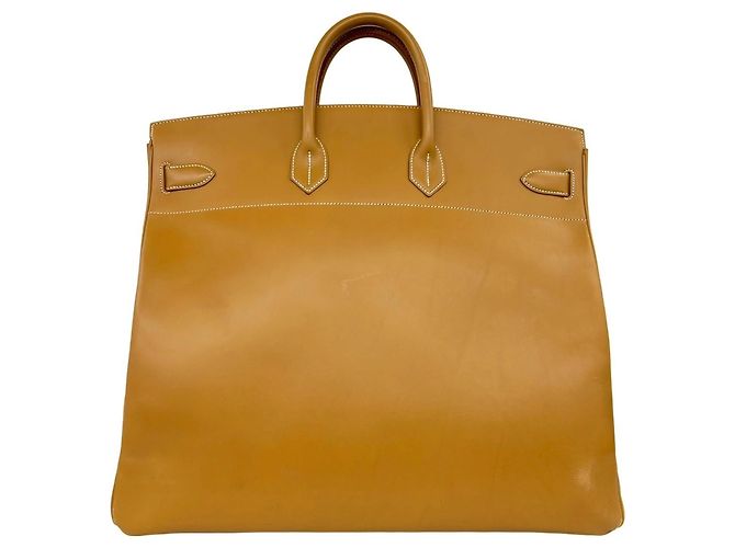 Borsa Tote Haut à Courroies 50 di Hermès Beige - vista 3