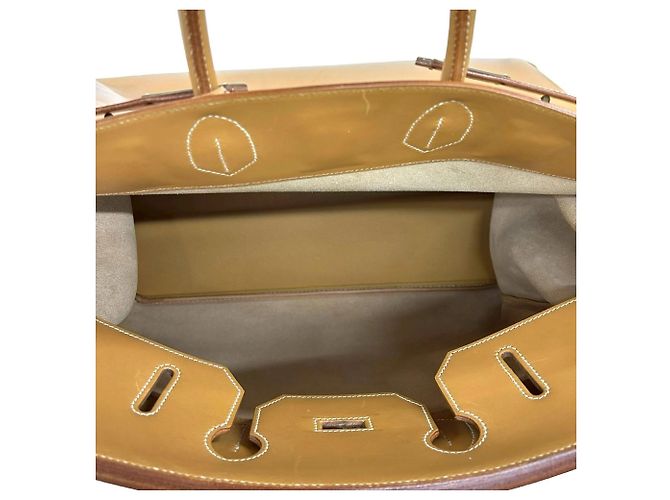 Borsa Tote Haut à Courroies 50 di Hermès Beige - vista 9