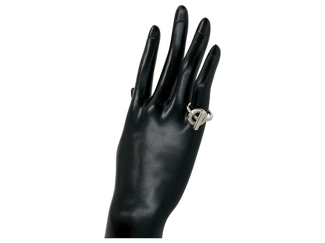 Ring Hermès Anello HERMES Echappé MM in argento sterling 925 - vista 2