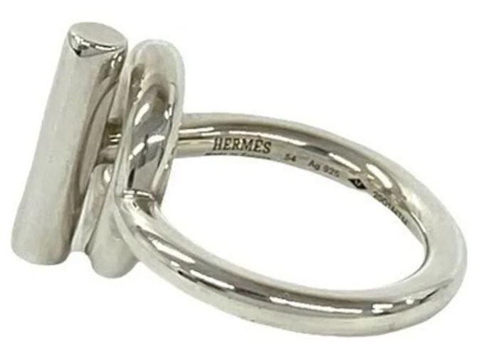 Ring Hermès Anello HERMES Echappé MM in argento sterling 925 - vista 4