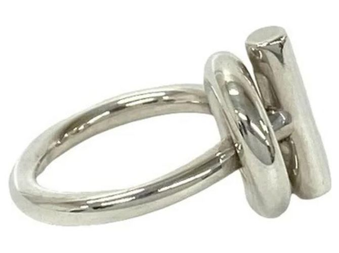 Ring Hermès Anello HERMES Echappé MM in argento sterling 925 - vista 5